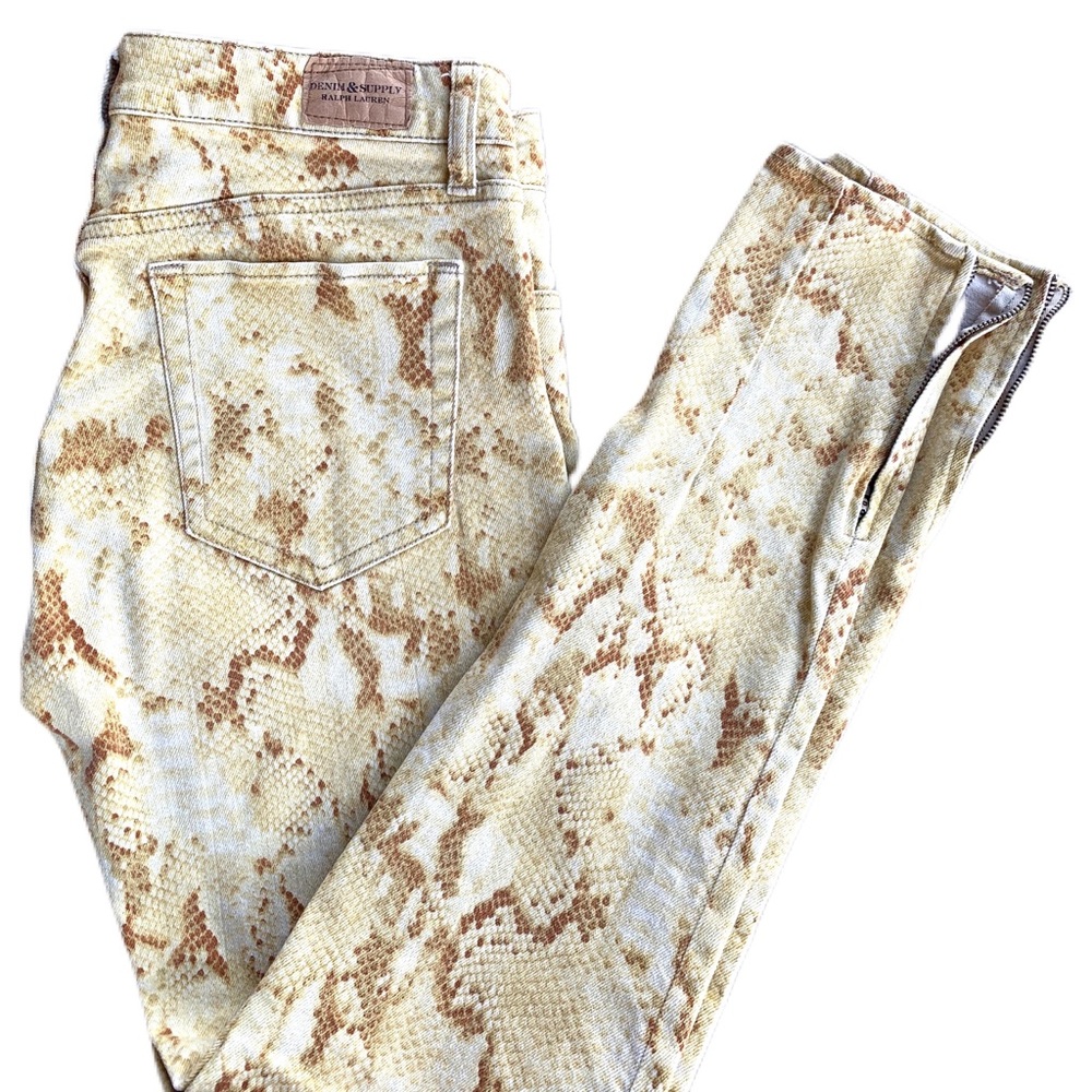 RARE! Ralph Lauren Denim & Supply Python Skinny